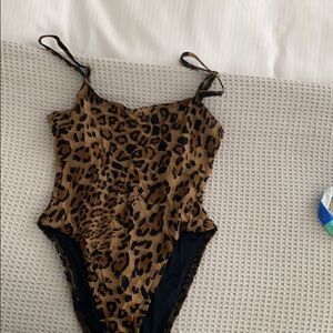 Karla Colletto 06 or XS leopard swimwear.